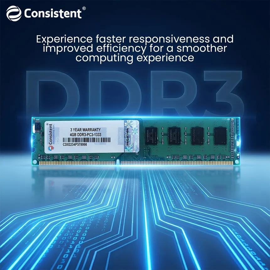 CONSISTENT DDR3 4GB RAM