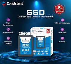 Consistent  256GB SSD